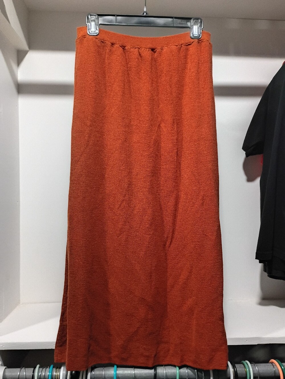 Burnt Orange Double D Ranch Maxi Skirt